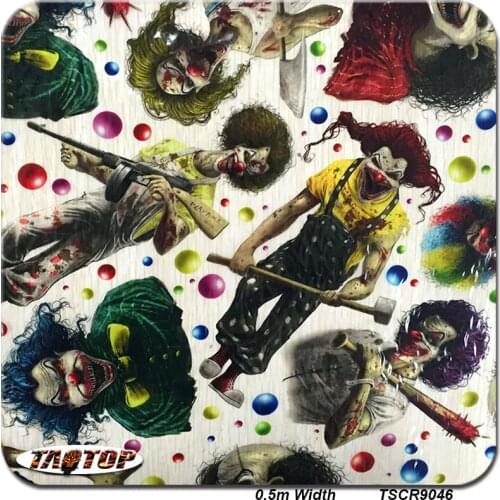 PVA Water Transfer Printing Hydro Dipping TSCR9046 0.5M * 20M Aqua Print Film Water Transfer Printing Film