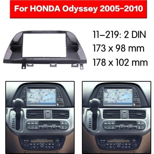 Car Radio frame Audio Fascia For HONDA Odyssey RL3, RL4 2005 Car Stereo Radio Fascia Panel Installation Adapter DVD player Frame
