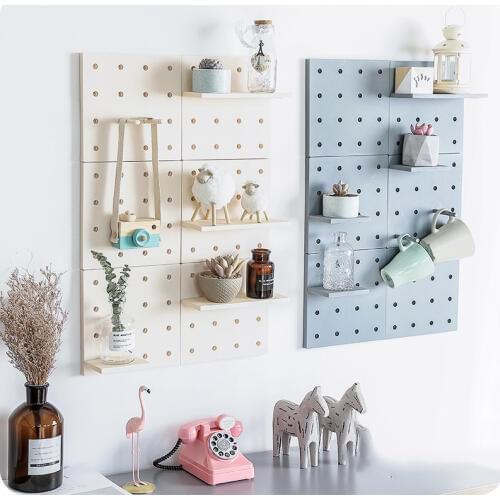 Self adhesive Wall Mounted Wall Shelf Holder Organizer Wall Hanging For Wall Decoration Living Room Bedroom Nordic Rack