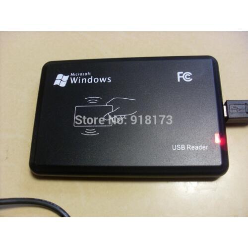 125KHz Black USB Proximity Sensor Smart rfid id Card Reader EM4100,EM4200,EM4305,T5577,or compatible cards/tags no need driver