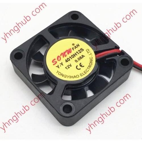 SNOW FAN Y-Y4010H12S DC 12V 0.09A 40x40x10mm 2-wire Server Cooling Fan