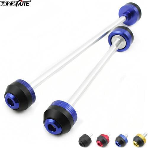 Motorcycle Axle Fork Wheel Slider Crash Protector For Yamaha FZ6 FZ6N FZ6S 2004-2009 Front Rear Falling Pad