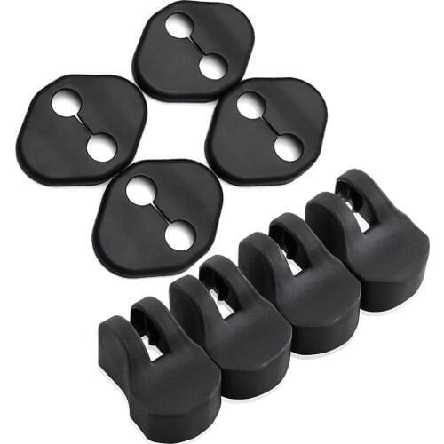 4Pcs For Hyundai Solaris Verna Door Lock Protector Cover+4Pcs Door Check Arm Protection Cover