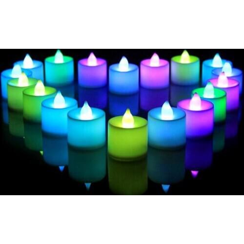 Newest Battery Operated LED Tea Lights Candles Flameless Wedding Decor Tools