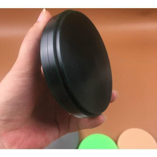 10 Pieces Dark Green Dental Wax Blocks 100% Pure Wax Dental Lab Materials Wax Disc Blanks With Step