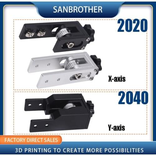 2020 2040 Profile X Y axis Synchronous Belt Stretch Straighten Tensioner For Creality CR10 CR 10S Anet E10/ E12 3D Printer Parts