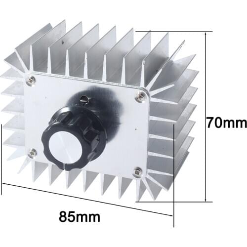 220V 5000W SCR Voltage Regulator Motor Speed Controller Light Dimming Dimmers Thermostat Speed Regulator Governor For LED Light