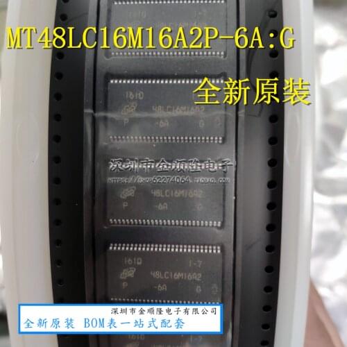 5pieces MT48LC16M16A2P-6A:G MT48LC16M16
