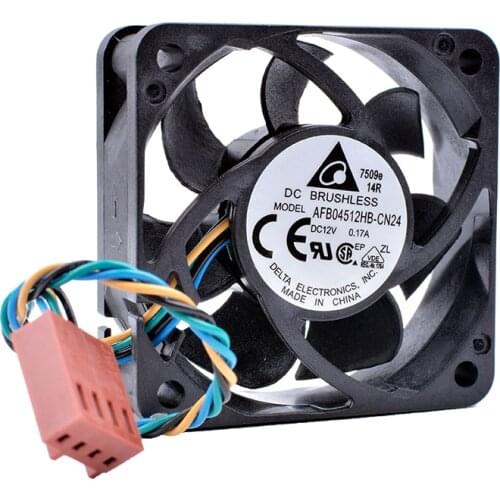 AFB04512HB-CN24 45x45x15mm 4515 DC 12V 0.17A 4pin pwm mini chassis cooling fan