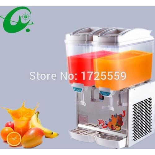 Cold drink machine cooling two barrels blender 17L*2 volume cold water drink dispenser