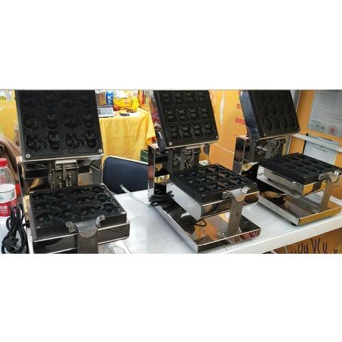 Free Shipping Mini Cartoon taiyaki waffle maker/ fish mould/ Elephant /penguins /Corn and Rugby mould