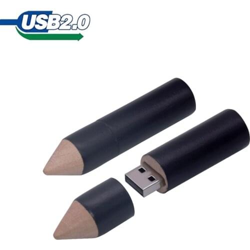 Wooden USB 2.0 Flash Drive Metal Pen Drive 4GB 8GB 16GB 32GB 64GB Pendrive Waterproof USB 128gb Stick Flash Drive custom logo