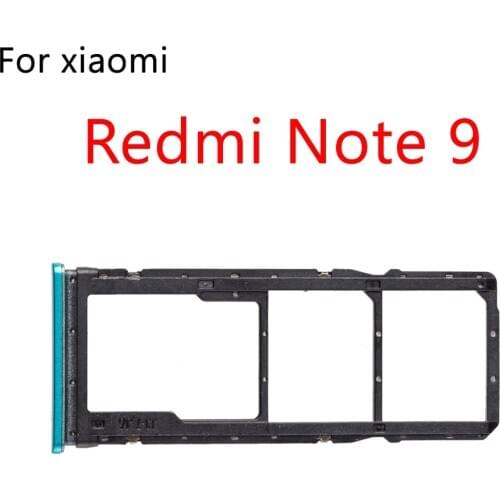 Sim Tray Holder For Xiaomi Redmi Note 9 Note9 SIM Card Tray Slot Holder Adapter Socket
