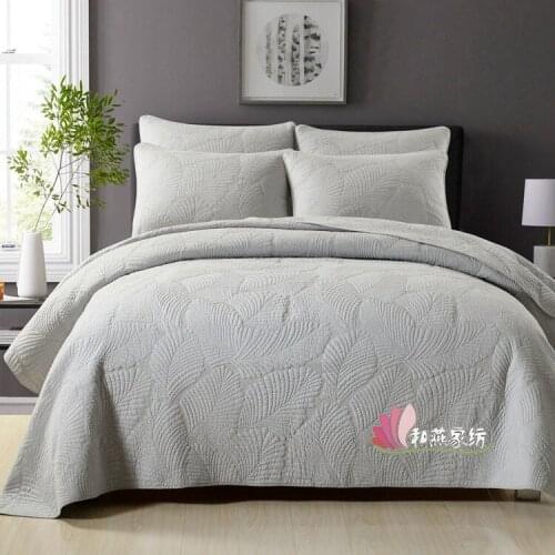 Cotton Bed Three-Piece Washed Thickened Bedspread European and American Quilted Bed Sheets