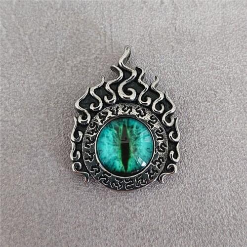 Fine Handmade Devils Eye 316L Stainless Steel Mens and Womens Jewelry Accessories Necklace