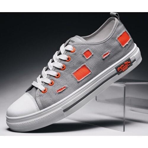 Men Canvas Sneakers Mens casual shoes canvas shoes men walking shoe fashion flat shoes men Breathable Walking shoes