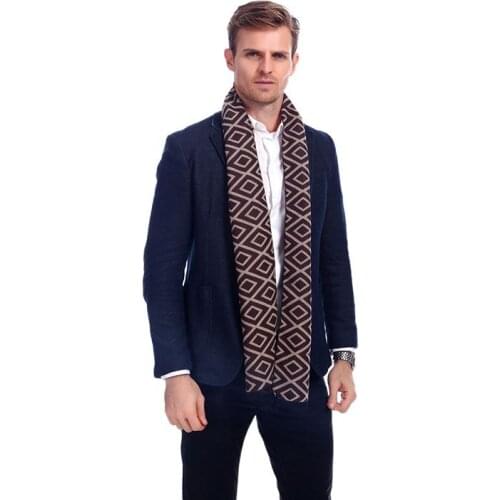 Men winter scarf Luxury brand design shawls fashion designer thick wraps men business thick warm Scarf A3A18819