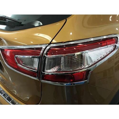 For Nissan Qashqai J11 2016-2019 ABS Rear Light Lamp Cover Trim Tail Light Cover Frame Protector Sticker Car Styling Accessories
