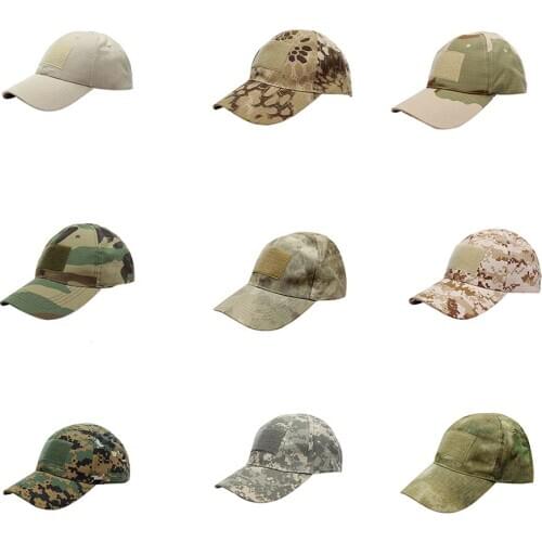 2021 New Arrived Baseball Cap Outdoor Sport Leisure Army Camo Sunscreen Duck Tongue Hat Snapback Mens and Womens Camouflage