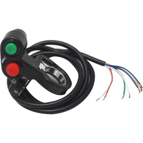 New Portable Motorcycle Switches Motorcycle ATV Bike Horn Turn Signals On/Off Light Handlebar Switch For 7/8inch Dia Handlebars