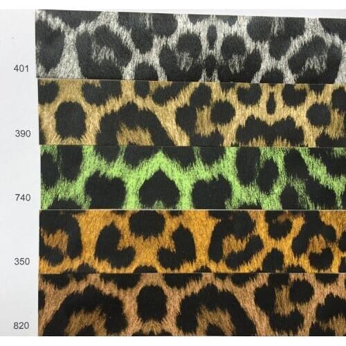 2019 new trend Synthetic PU Leopard Print leather material