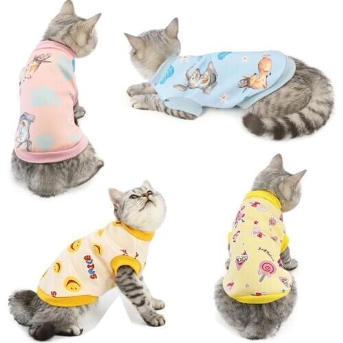 YooLook Printing Dogs Clothes Cartoons Dogs Clothes for Small Medium Cats Winter Pets Clothes Sweater Warm Cute Ropa Para Perros