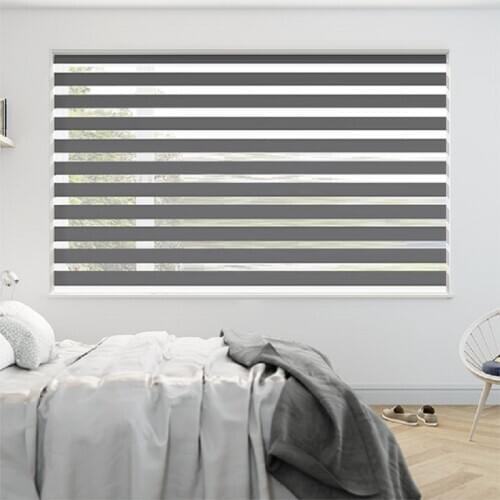 High Quality Silk Zebra Blinds Triple Shades Window Curtain Dual Layers Fabric Custom Made BL1