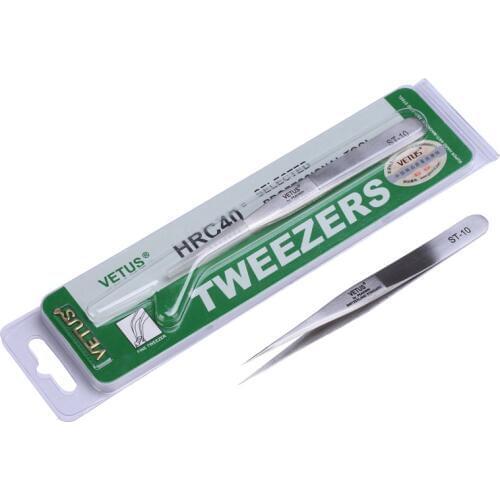 Vetus Switzerland Tweezers HRC-40 Precision Stainless Steel Diy Tweezers Electrician Repair Tools ST-10