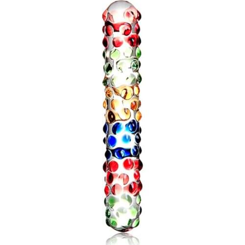 Pyrex Glass Crystal Dildo Prostate Massager Anal Butt Plug G spot Sex Toys Adult Female Masturbation Products for Women Men Gay