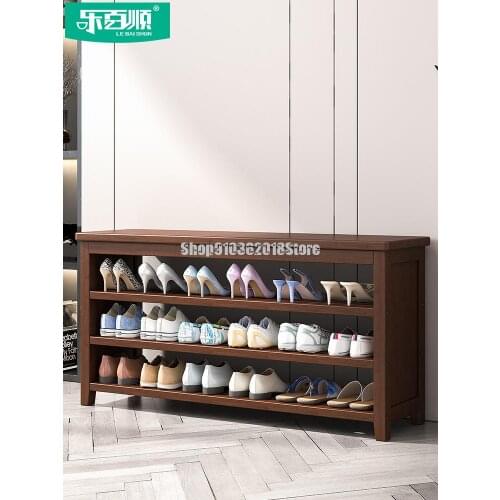 Shoe Changing Stool Sitting Shoe Cabinet Household Storage Stool Multifunctional Shoe Rack Simple Modern Shoe Wearing Stool