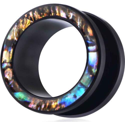 Fanpeijy Stainless Steel Ear Tunnels Ear Plugs Expander Dangle Gauges Stretcher Piercing Gauges for Ear Earrings Plugs Women Men