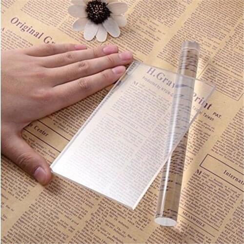 Solid Clay Rolling Pin Acrylic Clay Roller DIY Modelling Clay Tools Sculpey Polymer Clay Art Craft Accessories