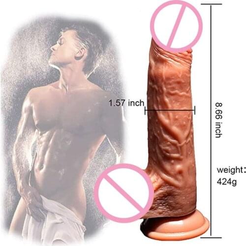 Dildo vibrator Sex Toys consoladores femeninos wireless Remote Warming peristalsis Dildo Super High Quality Liquid Silicone