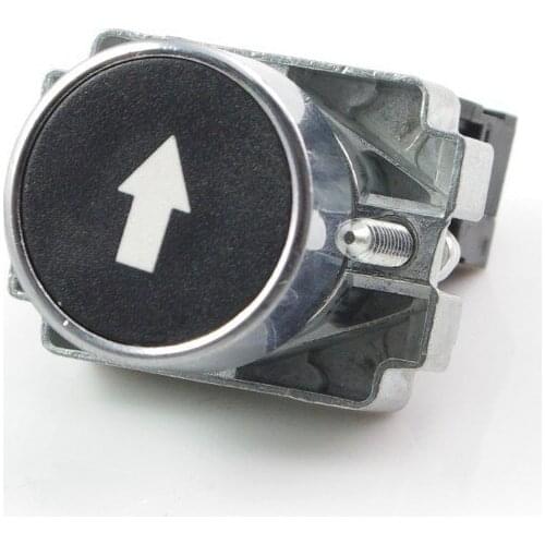 1 N/O XB2BA3351C Momentary Black Flush Pushbutton With Arrow Mark Replaces Tele