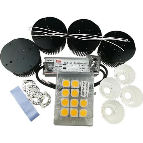 200w citizen cob clu048 1212c4 led grow light 3000k 3500k diy kit with reflector