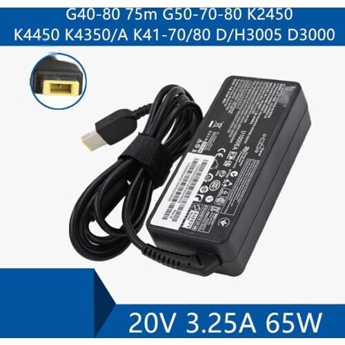 Laptop AC Adapter DC Charger Connector Port Cable For Lenovo G40-80 75m G50-70-80 K2450 K4450 K4350/A K41-70/80 D/H3005 D3000