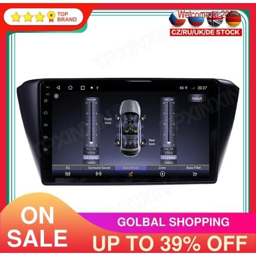 For Skoda Fabia 2015-2019 128GB Android 10.0 Car Multimedia Player GPS Navigation Headunit Auto Radio Audio Stereo Tape Recorder