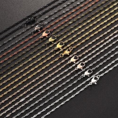 10pcs Necklaces Chain Copper Snake Chains for Pendant Necklace Jewelry Making Accessories