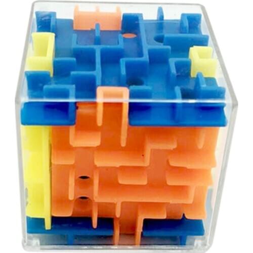 Mini Maze Ball Early Learning Brain Teaser Educational Puzzles Maze Toy Child 3D Bead Maze Rotating Puzzle For Adults Children