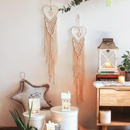 Love Heart Metal Craft Hoops Dream Catcher Rings for Dreamcatchers Wreaths Macrame Project DIY Accessories