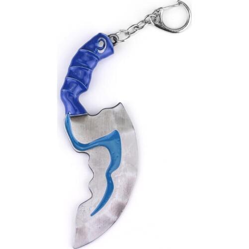MQCHUN Hot Game Dota 2 Keychain Keyring Sell Metal Alloy key finder 3 Colors Blink Dagger Llaveros Chaveriros -50
