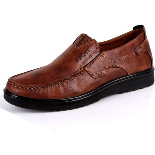 XPAY New Trademark Size 38-47 Upscale Men Casual Shoes Fashion Leather Shoes For Men Summer MenS Flat Shoes Dropshipping