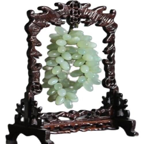 Natural Jade Jade Ornaments Jade Carved Jade Pendant Grape Stone Decoration