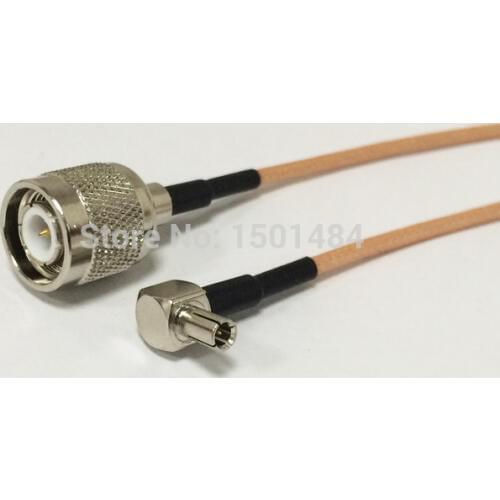 New TNC Male Plug Connector Switch TS9 Convertor RG316 Wholesale Fast Ship 15CM 6" Adapter