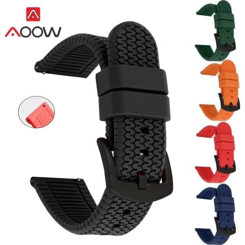 20mm 22mm 24mm Silicone Sport Strap Camo Waterproof TPU Men Replacement Band for Samsung S3 Huawei Watch GT 2 46mm Amazfit GTR 2