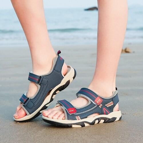 2021 Summer Boys Sandals Kid Sandals Children Shoes Cut-outs Rubber School Shoes Breathable Open Toe Casual Outdoor Boy Sandal