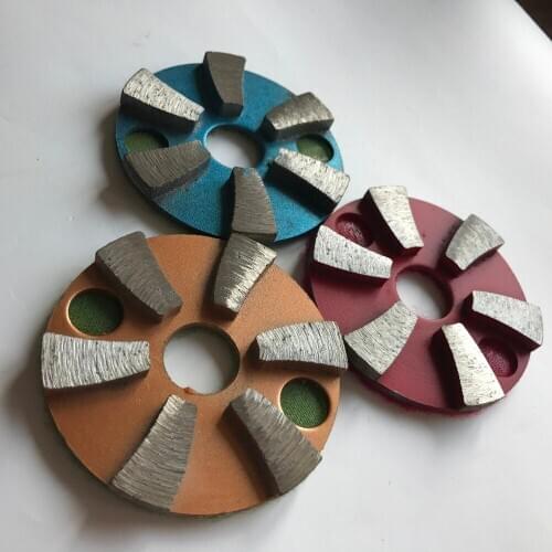 Free shipping 3PCS 80*20mm 30# 50# 100# iron grinding stone ground floor renovation wheel concrete water mill polishing grinding
