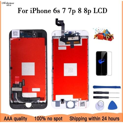 3D Touch LCD Replacement For iPhone 8 8 Plus Screen Digitizer Assembly LCD Display For iPhone 6S 7 7 Plus No Dead Pixel
