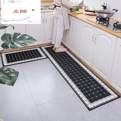 Modern Geometric Carpets Kitchen Mat Anti-Slip Bathroom Carpet Home Entrance Hallway Door Mats Wardrobe Balcony Area Rugs