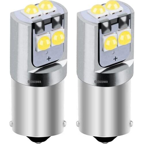 2PCS T4W BA9S BAX9S BAY9S Super Bright LED Car Interior Reading Dome Lamp Auto Parking Light License Plate Bulb White Red Yellow